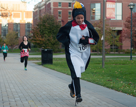 Students and faculty dress in costume to participate in third annual Halloween Fun Run/Walk 