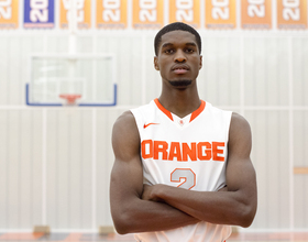 Silent but deadly: Freshman wing Johnson brings reserved personality to SU bench 