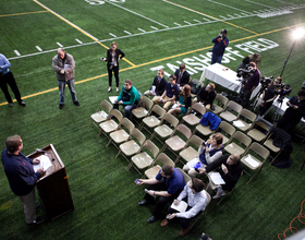 Gallery: Syracuse men's lacrosse kicks off season with media day