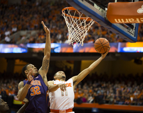 McDaniels posts double-double, alters Syracuse's shots around rim 