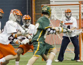 Syracuse goalies hold Siena to 7 goals in season opener