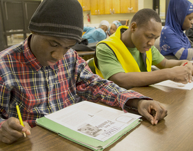 Teachable moments: After-school program assists refugee students with homework