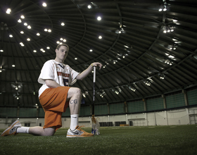 In high school, Nicky Galasso used his mother's death as motivation to become the best player in Long Island history. Two foot injuries have slowed his college career, but now that he's healthy at Syracuse, he's ready for HIS RETURN