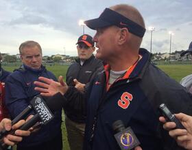 Shafer discusses Cooper's transfer announcement, Enoicy's status after Fort Drum scrimmage