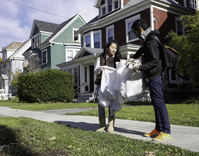 Students of Sustainability, Red Cup Project hold Trash Pick Up Day to promote clean campus