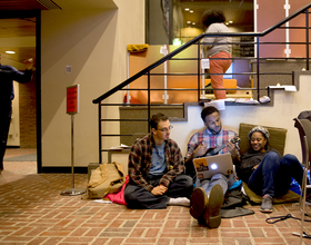 Protesters at sit-in build sense of community in Crouse-Hinds