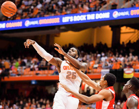 Christmas owns low post, boards to carry Syracuse past Big Red