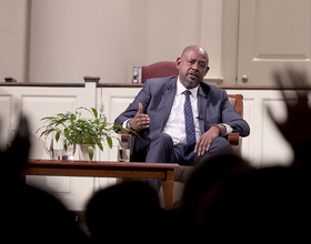 Award-winning actor Forest Whitaker speaks about community building, problem solving