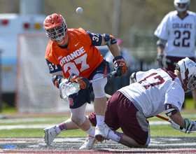 Ben Williams returns to form with 18-for-20 performance at the faceoff X in No. 1 Syracuse's 9-7 victory over No.  13 Colgate