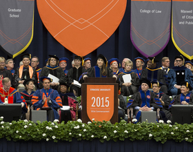 Mary Karr uses personal experiences to offer graduates advice in commencement speech