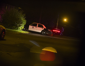 Scenes from the Hope Avenue homicide and Syracuse University campus lockdown