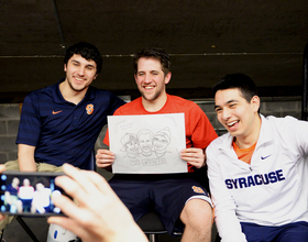 Video: Inside the Syracuse University mascot team