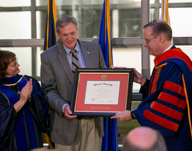 WWII veteran receives SU degree 23 years after his death