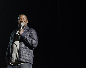 Hannibal Buress has crowd roaring with standup set at Goldstein Auditorium