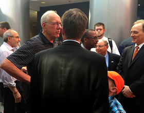 Jim Boeheim and Dino Babers surprised by departure of athletic director Mark Coyle