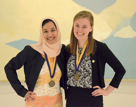 Two SUNY-ESF students recognized with highest SUNY student award for well-roundedness