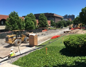 Updates on Syracuse University's summer construction projects given at 1st information session