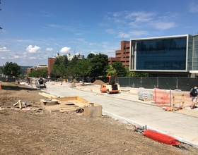 SU construction update: Work on some campus projects will continue into fall semester