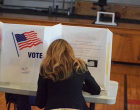 Colleen Deacon casts her vote in 2016 election after months-long campaign for Congress