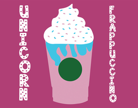 Unicorn frappuccino