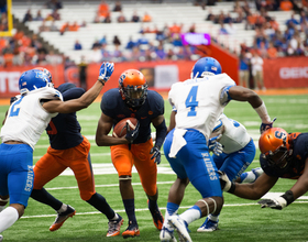 So far, Syracuse’s running game has gone backward