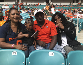 Steve Ishmael, the nation’s leading receiver, plays in front of his parents for the 1st time in college