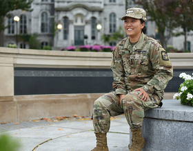 UPHOLDING THE LEGACY: Jacqueline Page, through a bond with ROTC, hopes to embody Pan Am Flight 103 victim’s drive and ambition