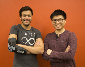 Engineering students design modular padding for skateboarders at first Invent@SU