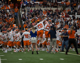 No. 16 Syracuse comes back to win triple-overtime thriller against No. 9 Army, 11-10