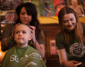 Locals raise money for childhood cancer research at Kitty Hoynes' St. Baldrick's event