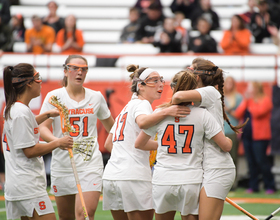 Emily Hawryschuk scores overtime game winner in career day to lead SU over Loyola, 12-11