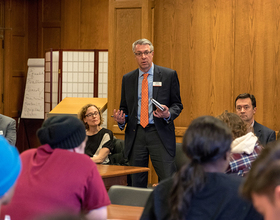 Students voice concerns about Theta Tau videos and racial issues at Maxwell forum