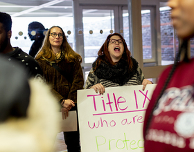 Video: Community members stage sit-in at Schine