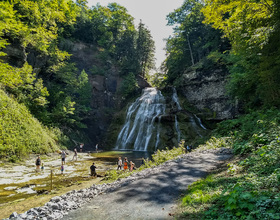 Visit Delphi Falls and rediscover how nature can bring us together