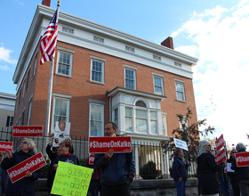 Activists protest John Katko, Paul Ryan at Syracuse fundraising event