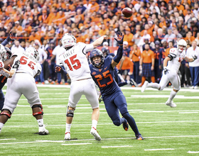 Syracuse is exploring new ways to get to the quarterback