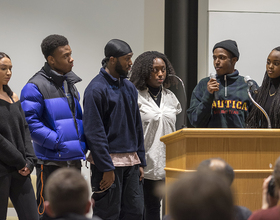 Students voice concerns over Ackerman Avenue assault at Monday forum