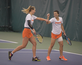 Syracuse’s top doubles pair wants to play more aggressively