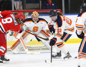 Physical defense keys Syracuse’s 1st-ever CHA title against Robert Morris