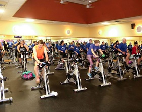 Local spin class event benefits childhood cancer research