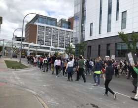 Last Chance for Change marches to SU chancellor's house