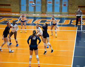 European volleyball players adjust to life in Syracuse, new style of play