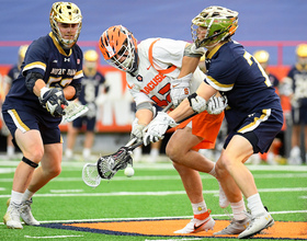 Ground ball, faceoff woes lead to No. 4 Syracuse's 7-goal loss to No. 9 Notre Dame