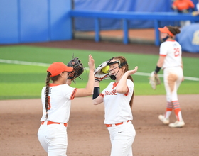 How freshmen pitchers Hendrix and Gustave earned spots in SU’s rotation