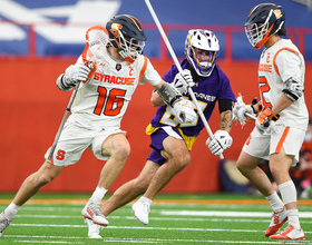 No. 9 Syracuse snaps 2-game losing streak with 13-8 win over Albany