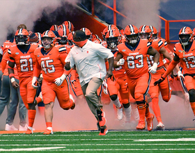 Dino Babers talks offensive line, DeVito ahead of 1st game of season