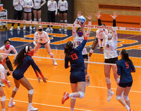 Front row propels Syracuse to a 4-set victory over Wake Forest