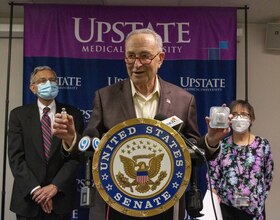 Chuck Schumer calls for reduced insulin price, reacts to Russian-Ukrainian conflict