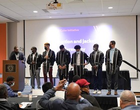 Men of Color Initiative holds brotherhood-themed inauguration for class of 2022