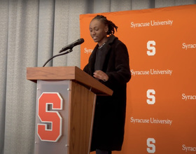 Video: SU alumna returns to SU for Forever Orange Week